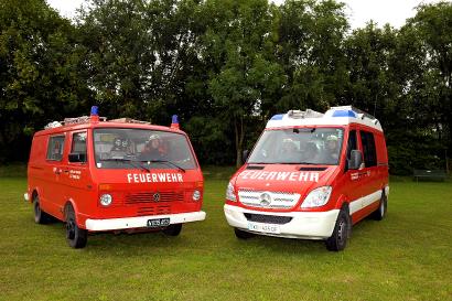 Das alte Feuerwehrauto